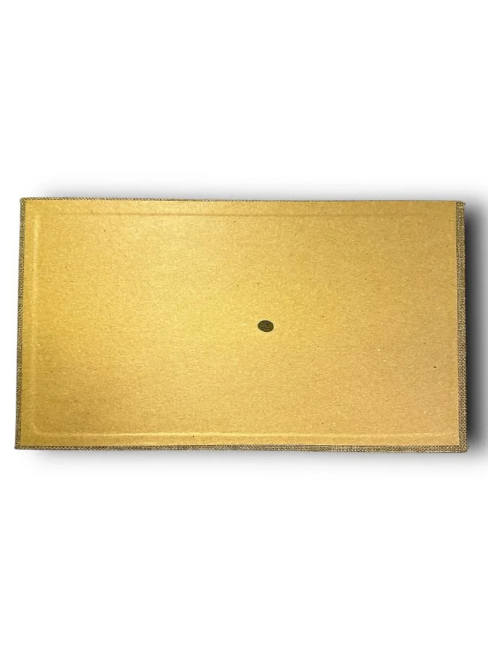 Gold Rectangular Burlap Decorative Tray For Desk Or Coffee Table Organization 14